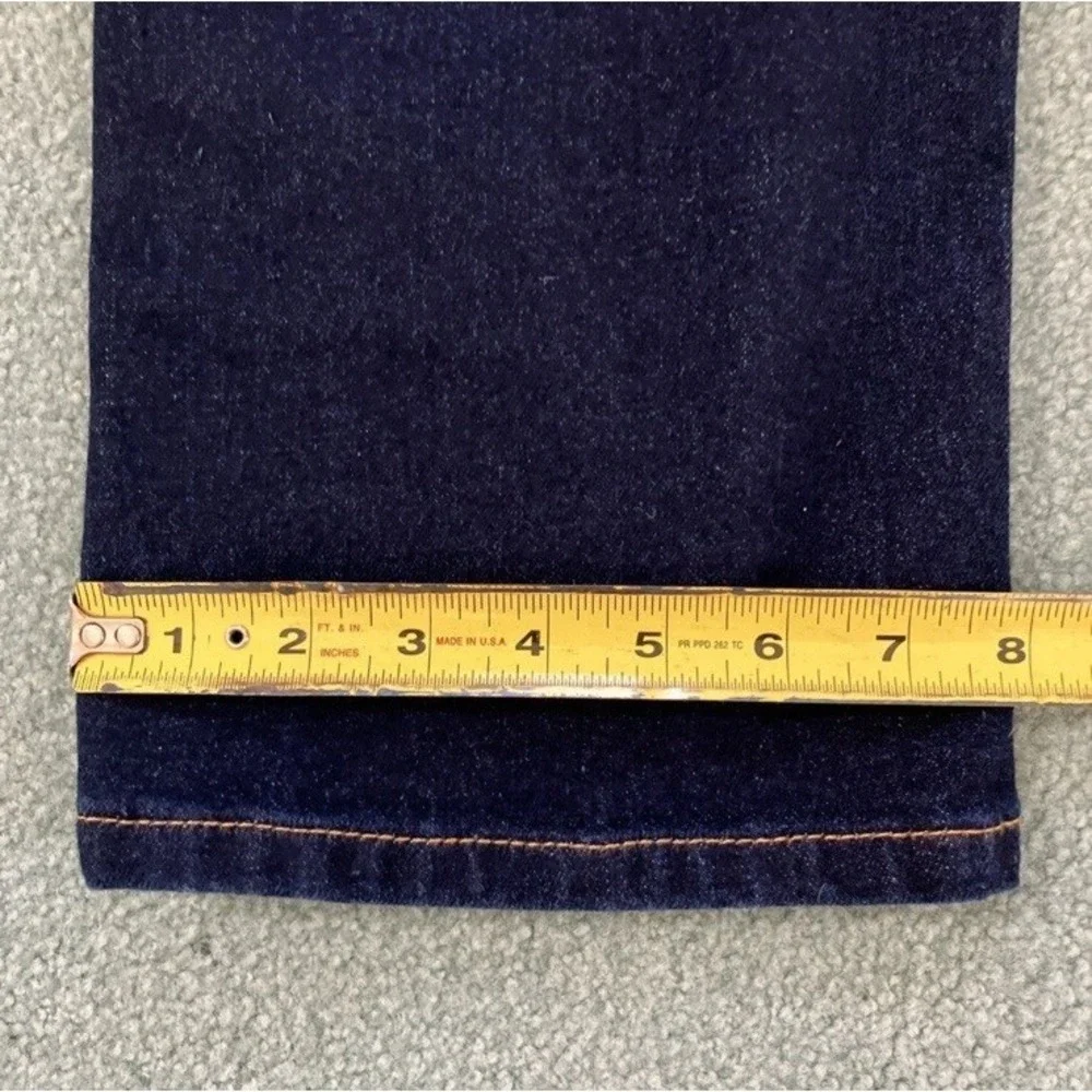 Levi's 513 Slim Straight Men's Jeans 36x32 Dark Blue Denim Cowboy NWT